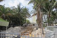  Renovation of the pool is in progress @ Hotel Marseilles