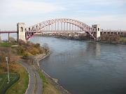  Hell Gate Bridge viewed from RFK Bridge (fka Triboro Br)