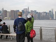  Skaters enjoyeing views of Manhattan from the Pier